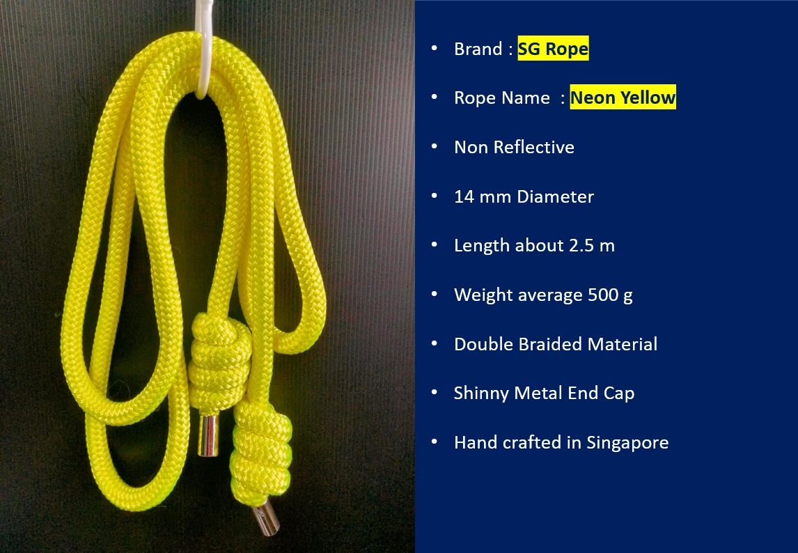 Neon Yellow Flow Rope - Rope Flow . Sg